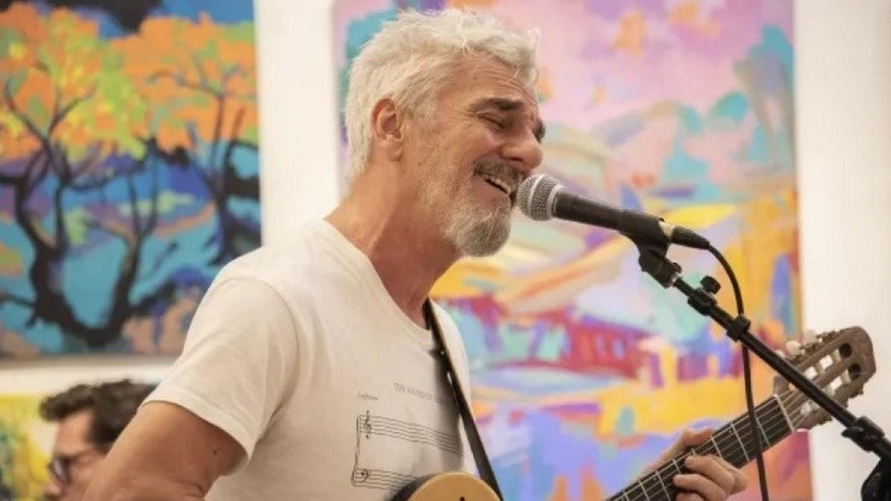 El músico y cantante rosarino Rubén Goldín.