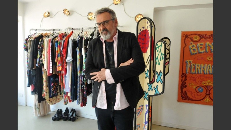 Benito Fernández, uno de los más importantes diseñadores de moda de la Argentina.