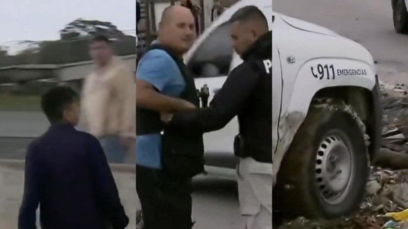 Fue en medio de una marcha por el crimen de un joven.