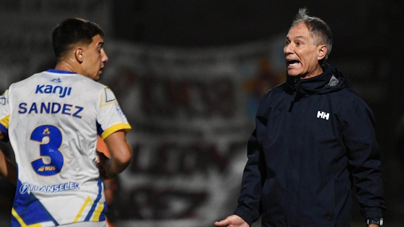 Al DT se lo vio más conforme luego del partido que durante el mismo.