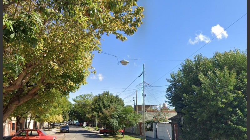 La zona en la que fue rescatada la mujer.