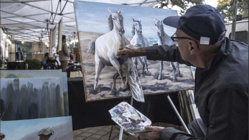 Una imagen de ediciones anteriores del Mercado de las Artes en Edificio Aduana.