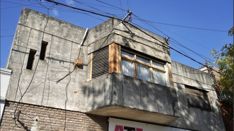 La vivienda en la que fue encontrado su morador sin vida.