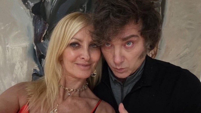 Yuyito González y Javier Milei, ahora una expareja.