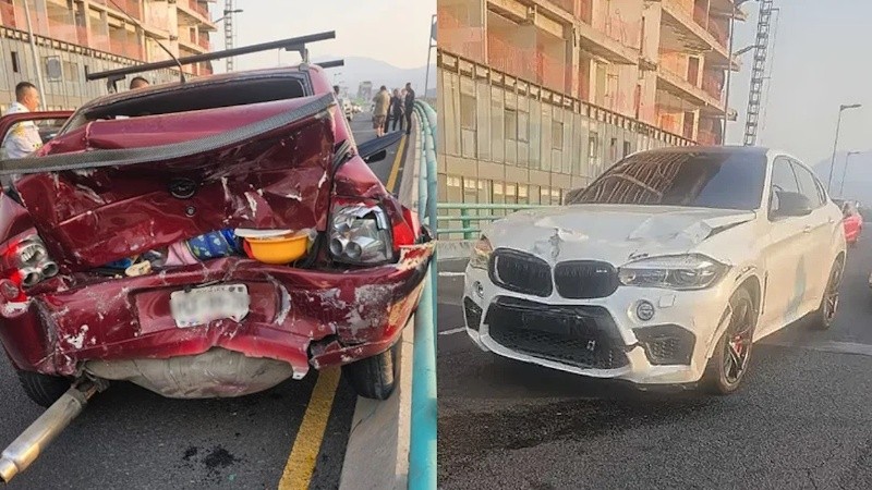 Así quedaron los autos siniestrados.