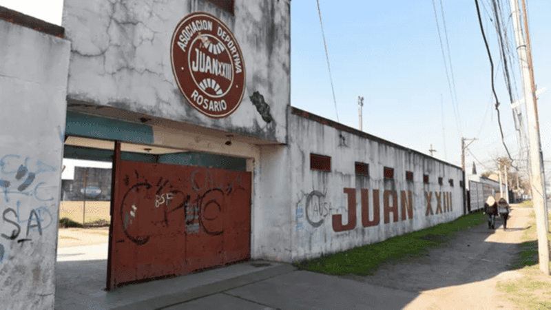 El club Juan XXIII de zona oeste sufrió un robo este fin de semana.
