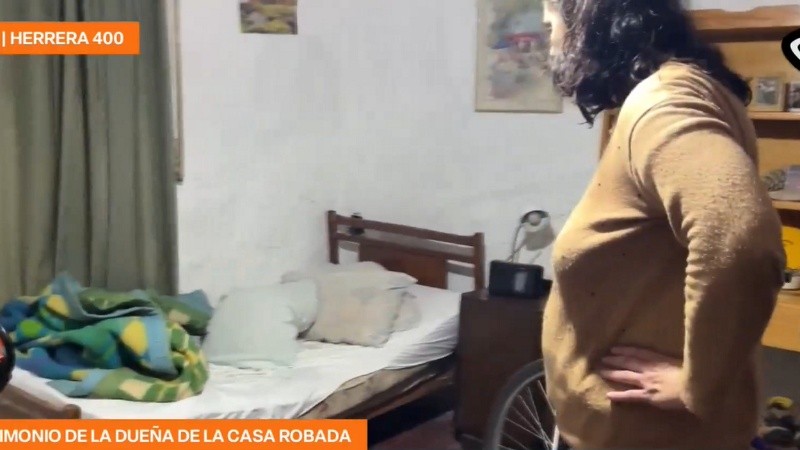 La víctima mostró el lugar donde fue atacada.