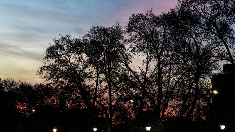 Atardecer en Rosario.