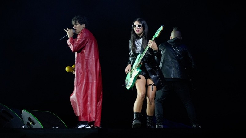 El setlist de los Piojos estuvo integrado por 28 acnciones.