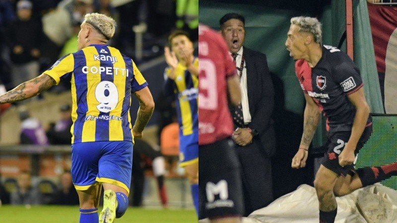 A Enzo Copetti se le abrió el arco en Central; Luciano Herrera es uno de los goleadores de Newell's.