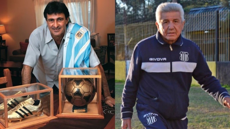 Kempes y Galván fueron campeones del mundo con la selección argentina en 1978.