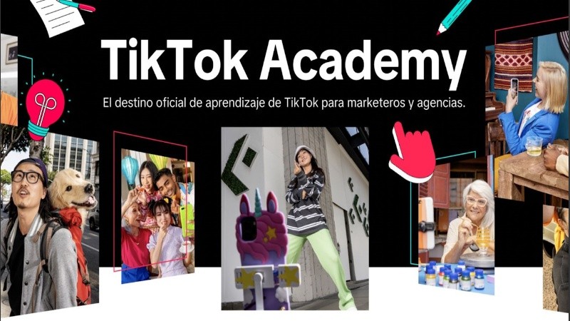 TikTok Academy ofrece una amplia gama de cursos, webinars y videos on demand, bajo el mismo formato de videos cortos que ha hecho tan atractivo a TikTok.