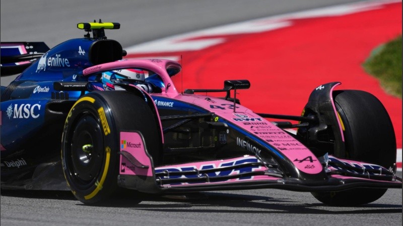 El Alpine de Colapinto fue el más lento en las prácticas libres del GP de España.