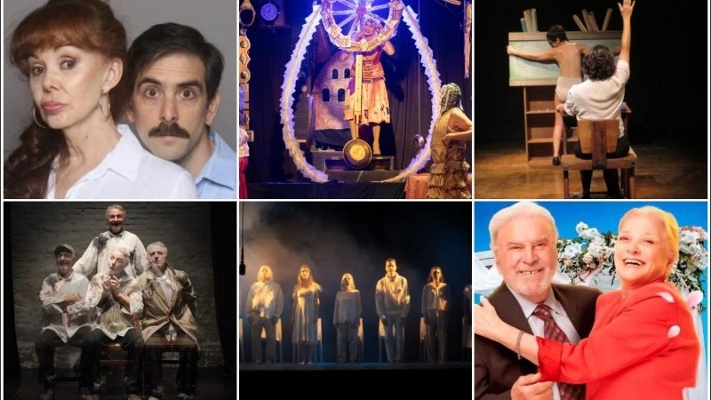 La cartelera teatral rosarina en este fin de semana extendido.