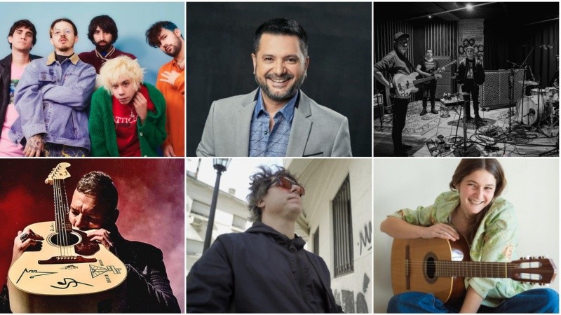 La grilla de recitales del fin de semana extendido en Rosario.