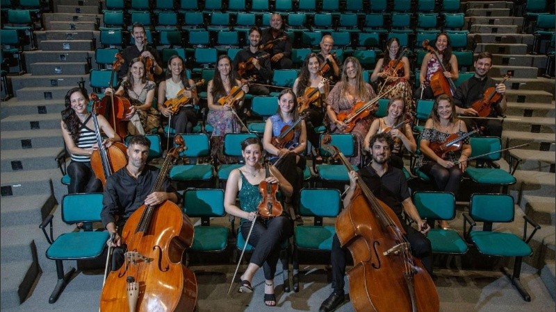 La Orquesta de Cámara Municipal de Rosario.