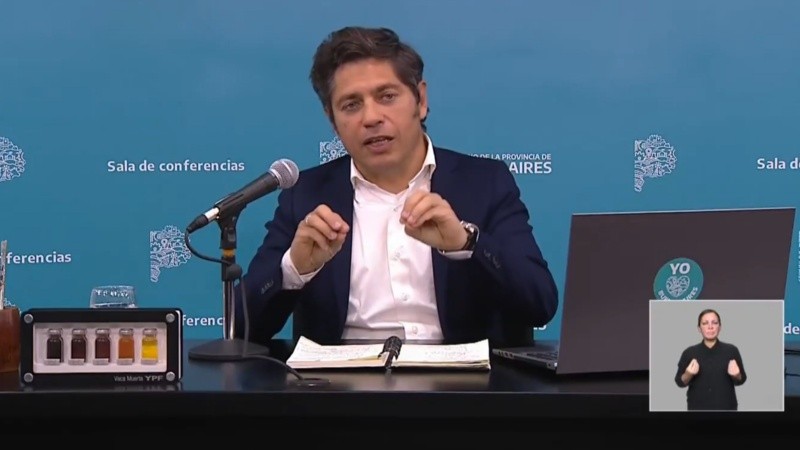 Kicillof respondió a Milei: 