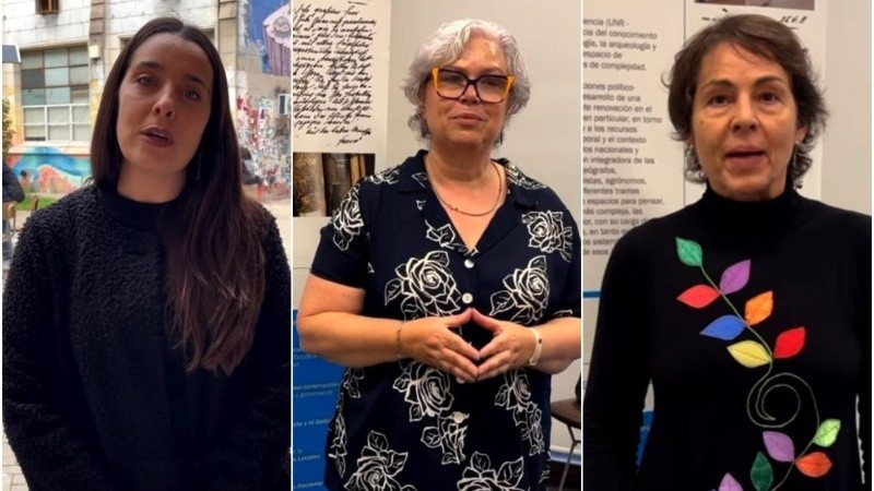 La mg. Natalia Cocciarini y las dras. Sandra Fernández y Laura Pasquali integran la extensa lista de organizadoras y disertantes.