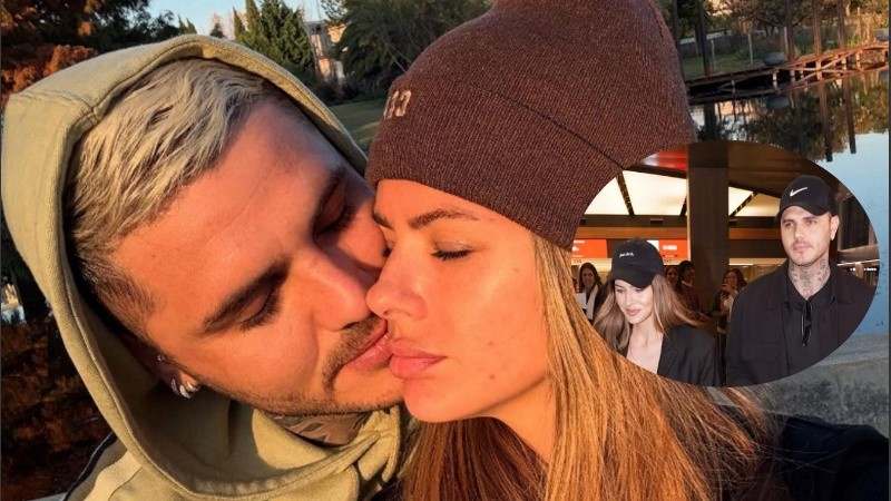 Mauro Icardi y Eugenia Suárez.