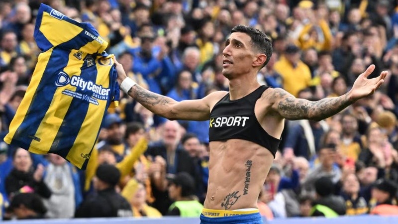 Ángel Di María tuvo su esperado regreso a Rosario Central.