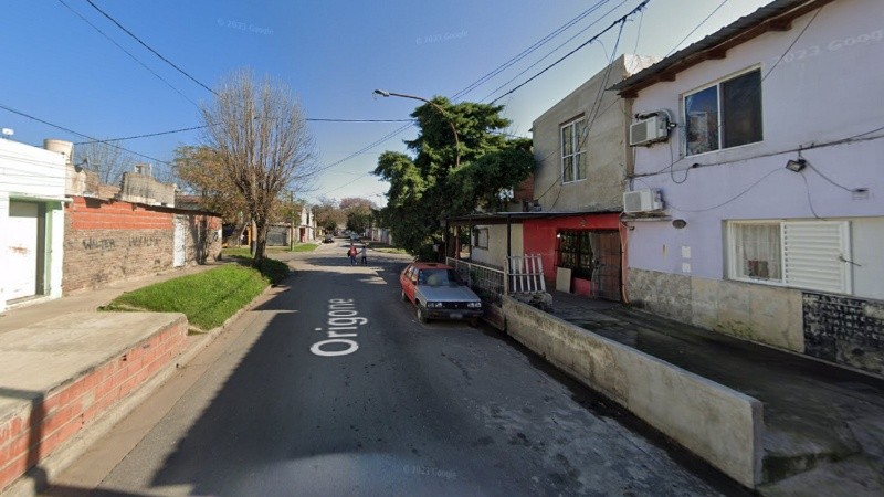 La cuadra donde tuvo lugar el asalto.