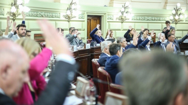 El plenario aprobó la conformación de las comisiones.