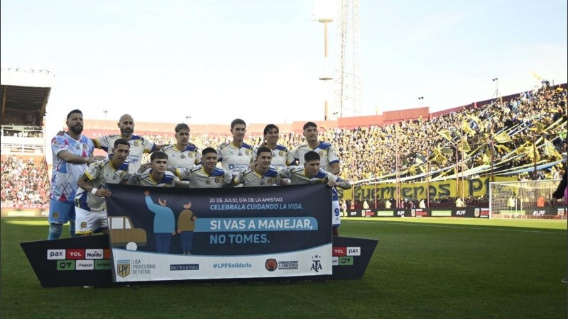 Los titulares de Central que salieron a jugar este sábado ante Lanús.