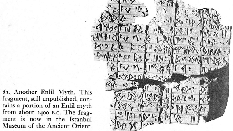 La tablilla cuenta la historia del cautiverio del dios de la tormenta Iškur.