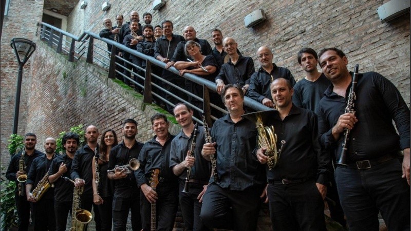 El Ensamble Municipal de Vientos.