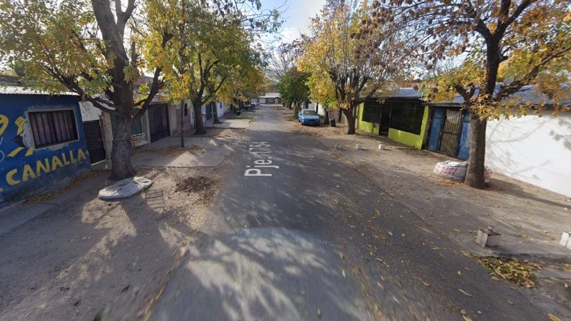 Pasaje 1.754 al 2000, donde tuvo lugar el ataque.