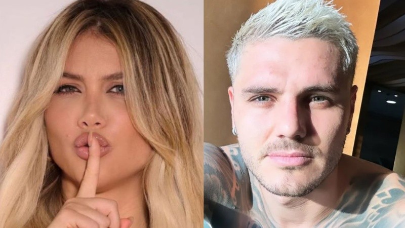 Wanda Nara y Mauro Icardi.
