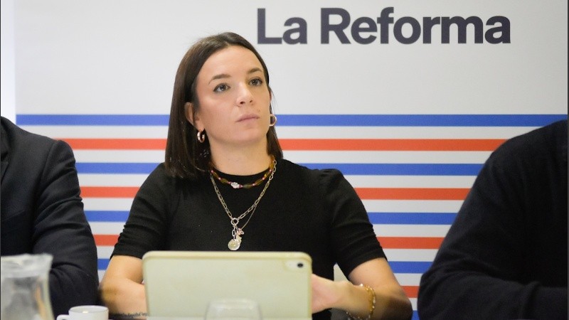 De Ponti pertenece al Movimiento Evita. Es politóloga, nacida en la ciudad de Santa Fe, y milita desde sus orígenes en el peronismo.