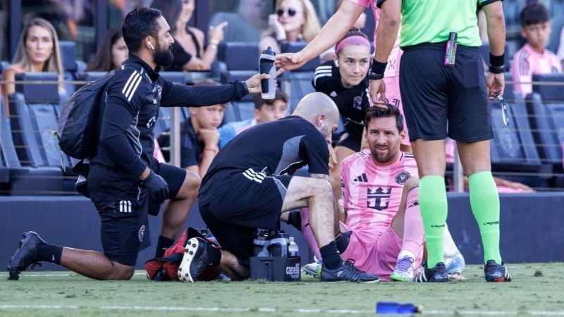 El crack rosarino duró 11 minutos ante el equipo mexicano.