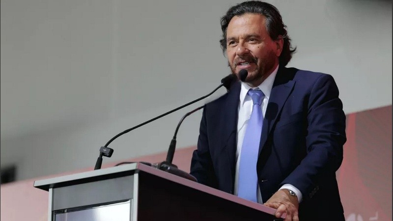 El gobernador de Salta, Gustavo Sáenz, participó en la II Conferencia Internacional Argentina Cobre 2025 en San Juan.