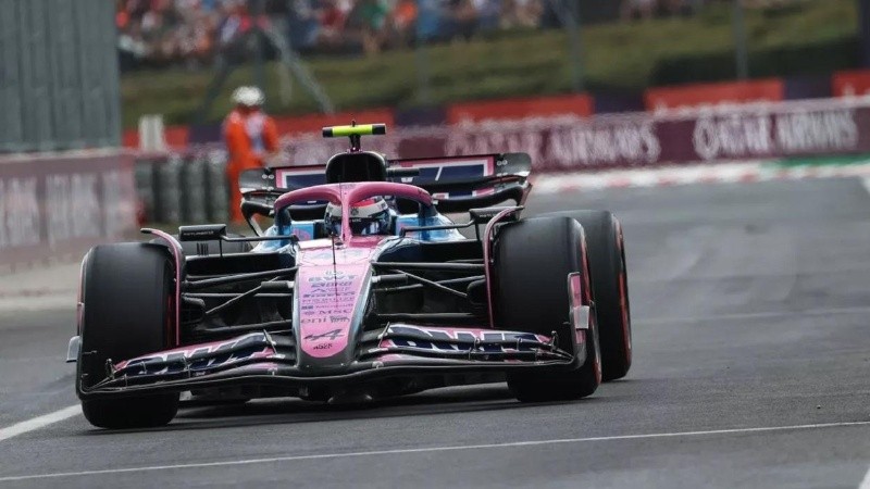 El piloto argentino no sufrió lesiones tras el accidente y volvió a girar en Hungría.