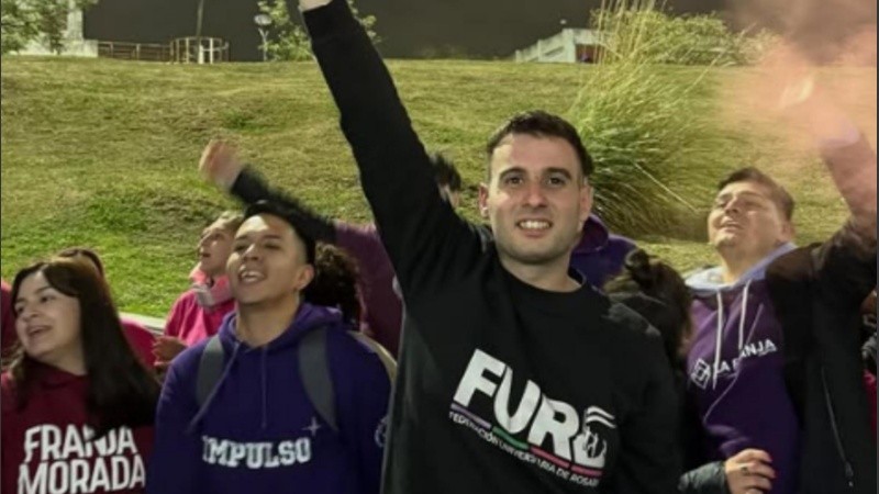 Alejo Rossi, el nuevo presidente de la FUR. (Foto Instagram)