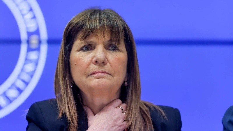 La ministra de Seguridad Patricia Bullrich.