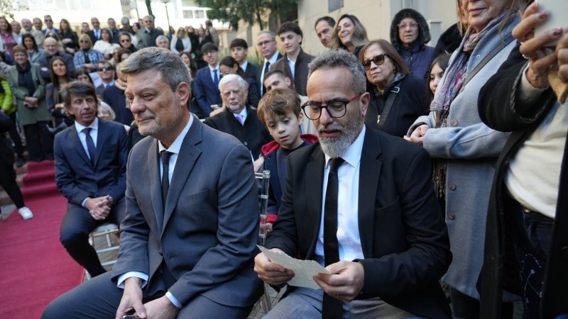 Los testigos del casamiento del intendente y la médica