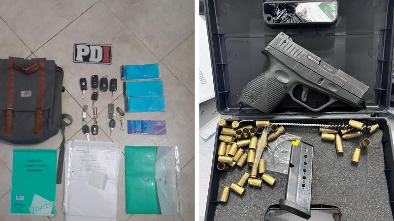 &nbsp;Durante los allanamientos se secuestraron llaves de vehículos y una pistola calibre 9 mm.