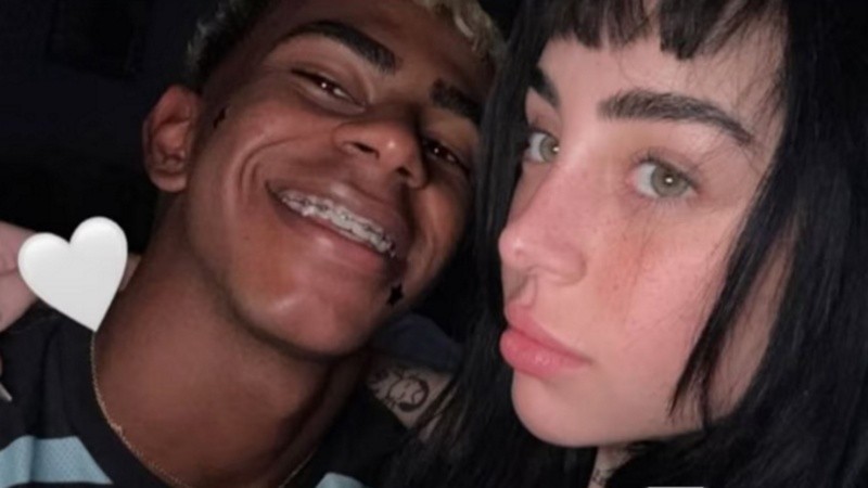 Nicki y Lamine juntos y enamorados.