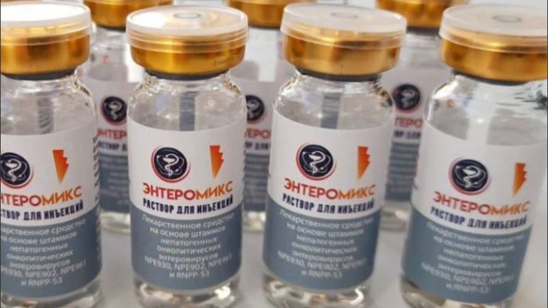 La vacuna que Rusia asegura ya estar probando en humanos: Enteromix.