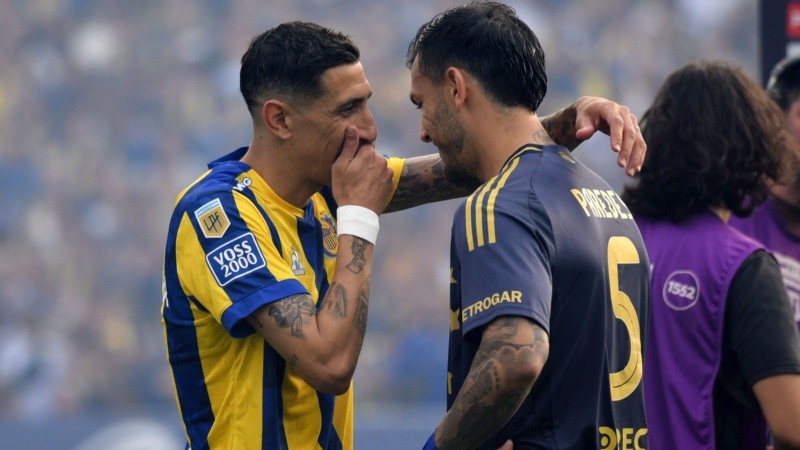 Charla entre amigos: Di María y Paredes, rivales el año paado en el Gigante