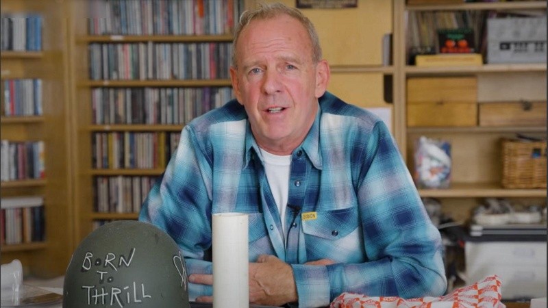 El coleccionista de discos Norman Cook/Fatboy Slim.