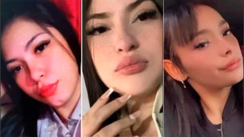 Brenda del Castillo y Morena Verri, de 20 años, y Lara Morena Gutiérrez, de 15, fueron víctimas de un triple crimen en Florencia Varela.
