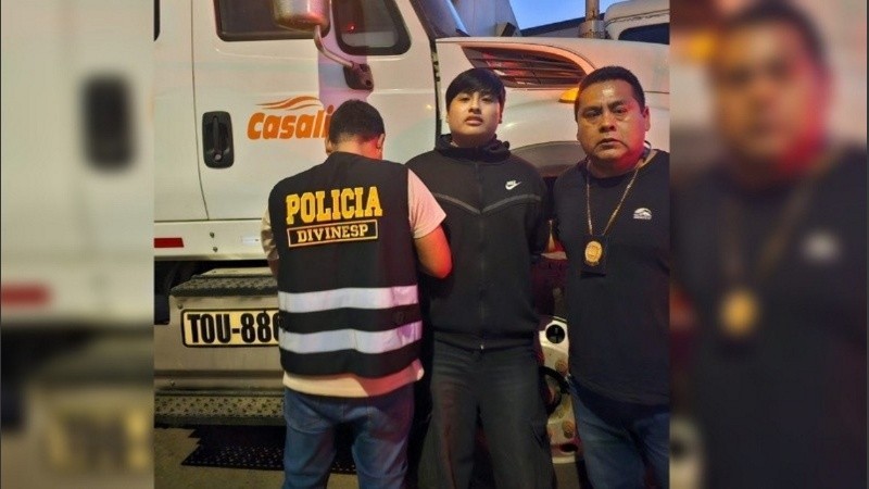 Pequeño J. cayó en Perú a poco del hecho.