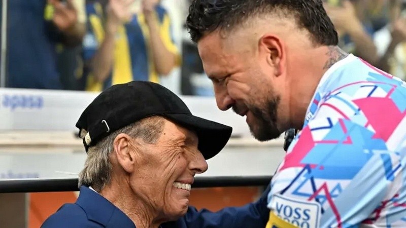 Broun y aquel encuentro con Russo en el Gigante, cuando jugó ante Boca.