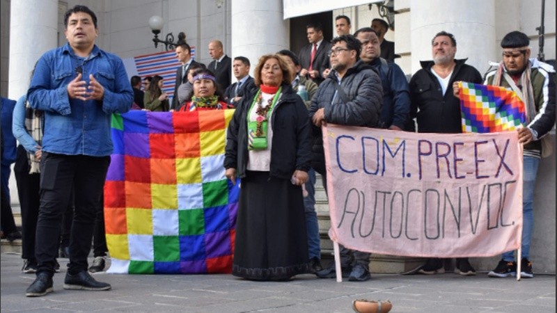 Integrantes de Pueblos Originarios en la Convención Constituyente de Santa Fe.