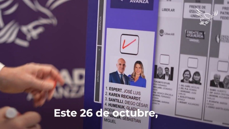 El spot electoral busca clarificar cómo votar a LLA en provincia de Buenos Aires con las boletas que siguen teniendo a Espert.