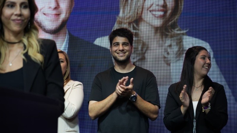 Agustín Pellegrini, feliz con la victoria libertaria en Santa Fe y a nivel nacional