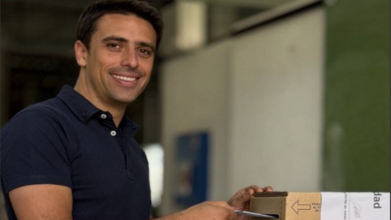 Juan Pedro Aleart votó este domingo.